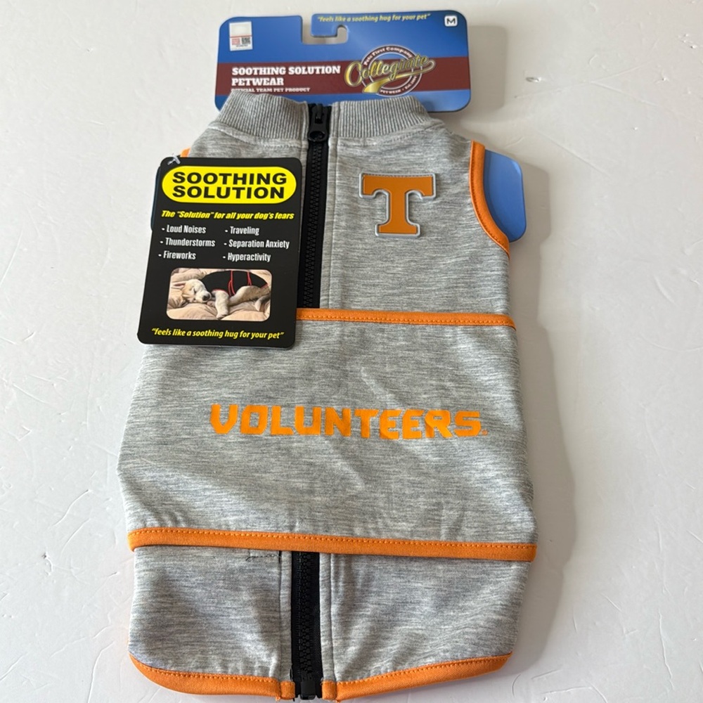 Pets First University of Tennessee Soothing Solution Petwear Zip Jacket Medium